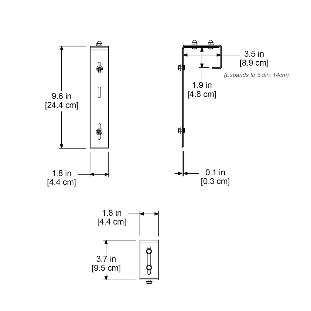 Deck Rail Adjustable Bracket 2pack - Image 3