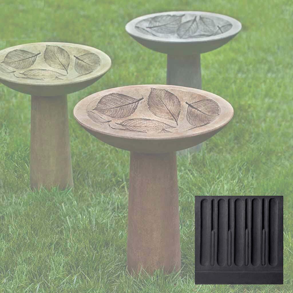 Hydrangea Leaf Birdbath - Image 10