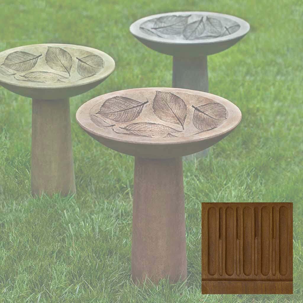 Hydrangea Leaf Birdbath - Image 11