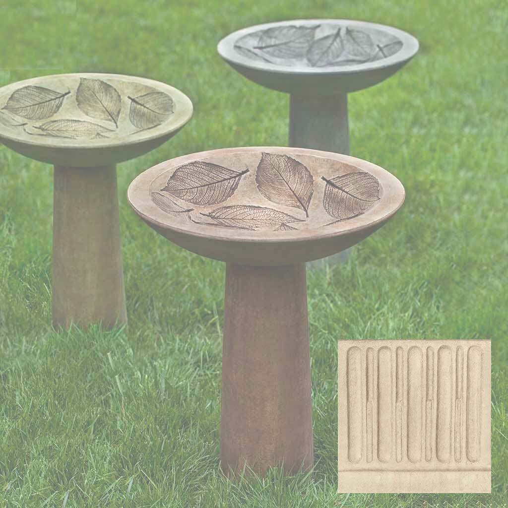 Hydrangea Leaf Birdbath - Image 12