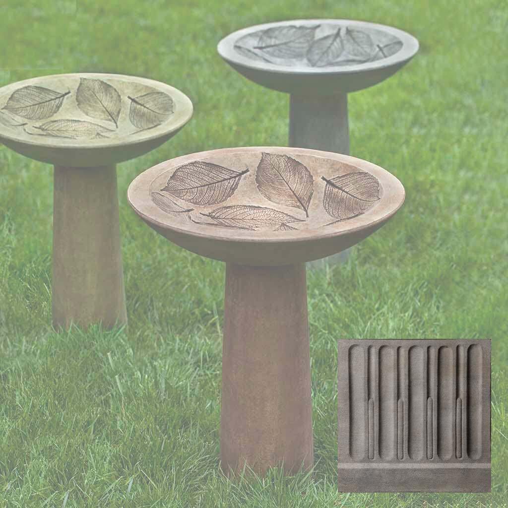 Hydrangea Leaf Birdbath - Image 14
