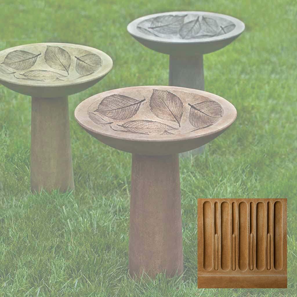 Hydrangea Leaf Birdbath - Image 7