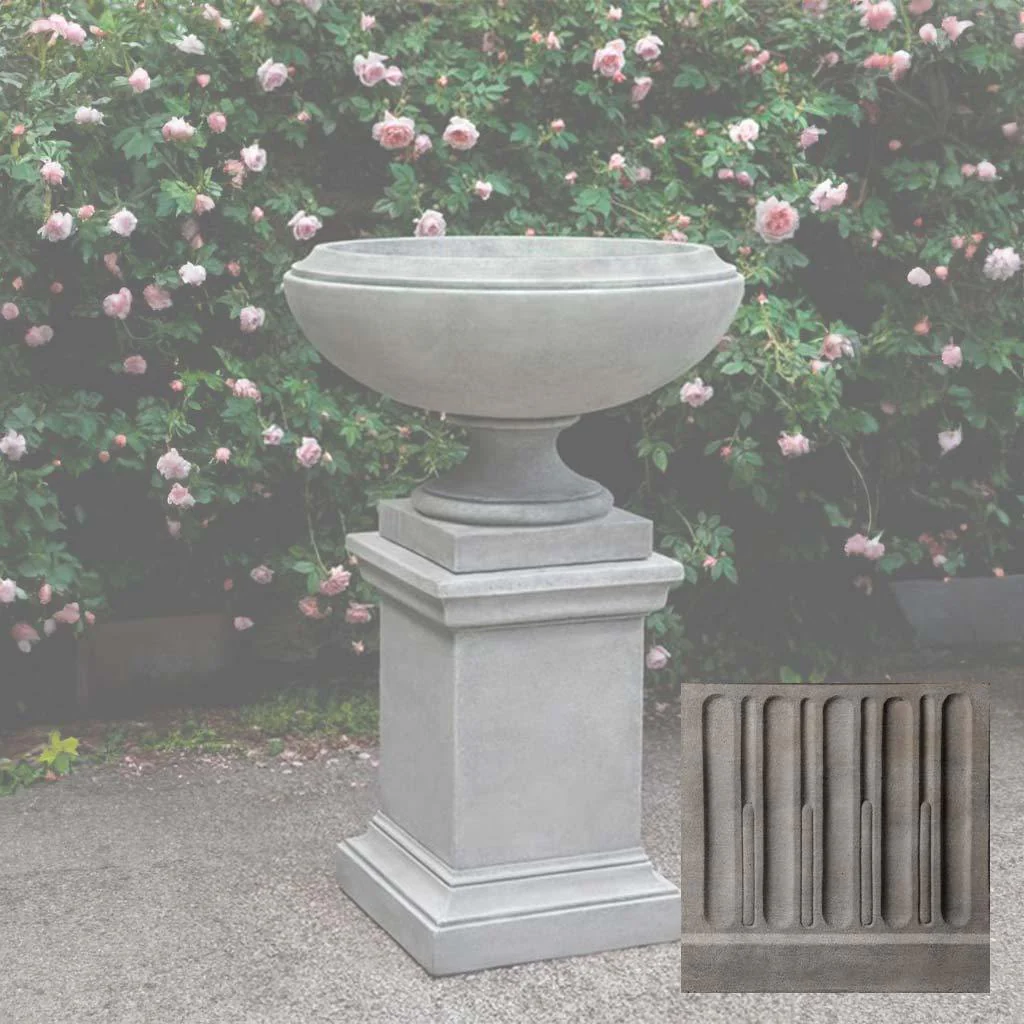 Jensen Urn Large w/ Greenwich Pedestal - Image 14