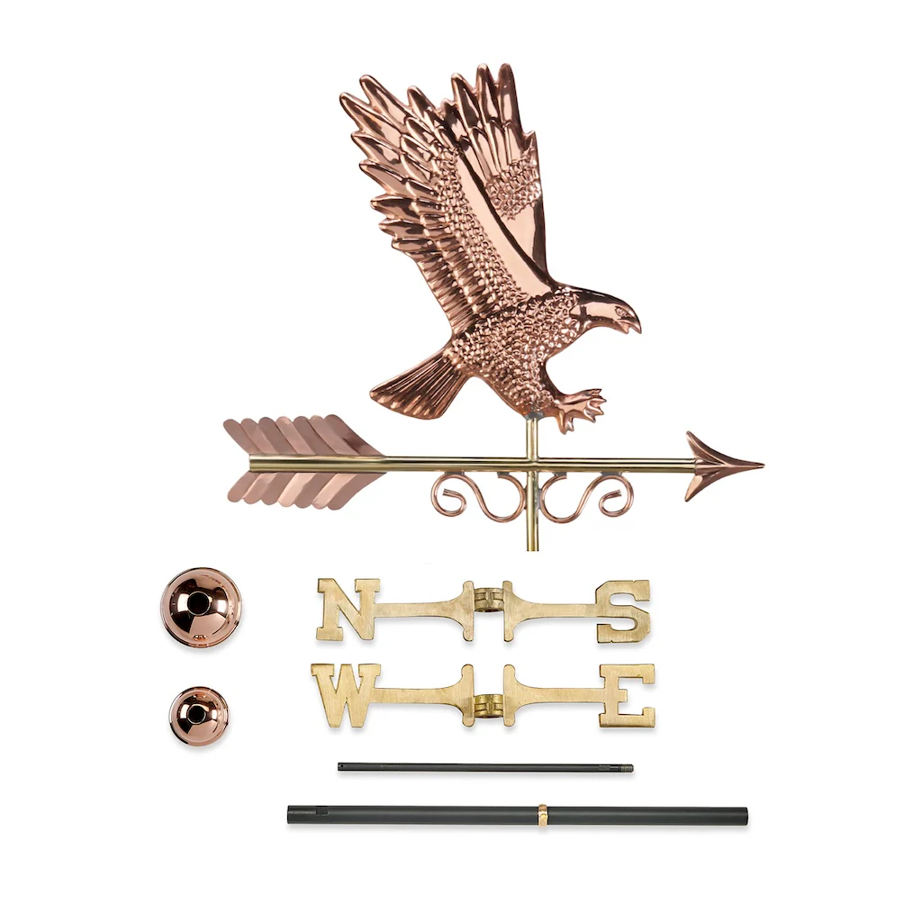 Majestic Eagle Weathervane in Pure Copper - Image 5