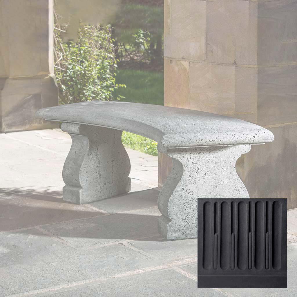 Provencal Curved Bench - Image 10