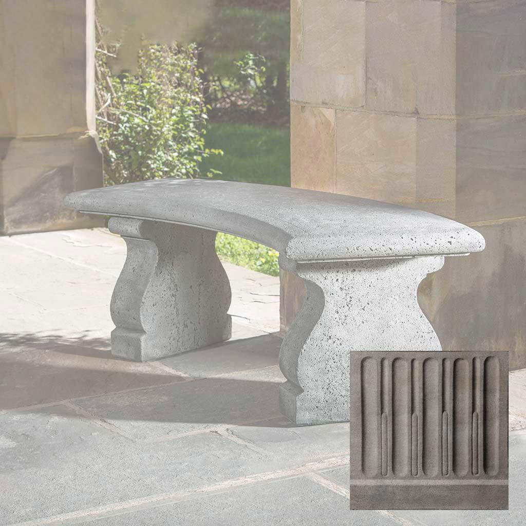 Provencal Curved Bench - Image 14