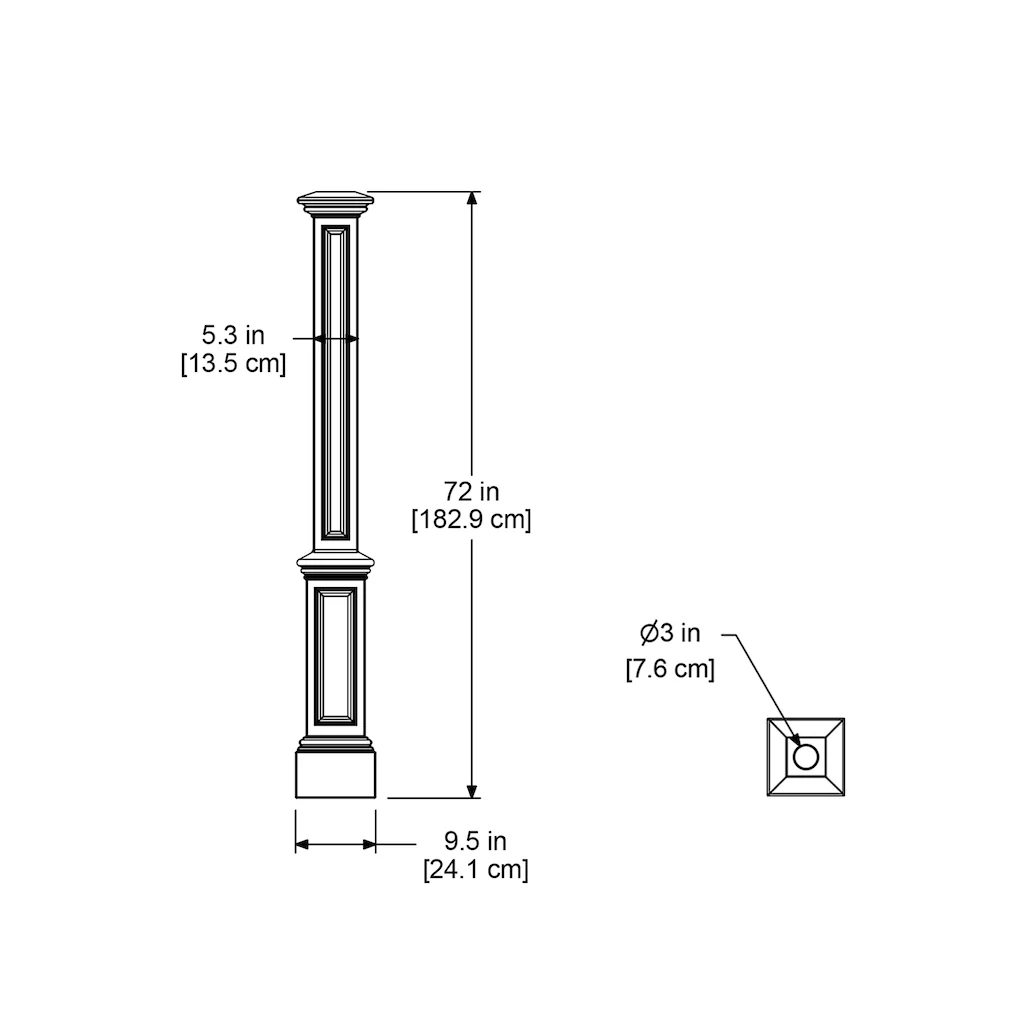 Signature Lamp Post with no mount - Image 5