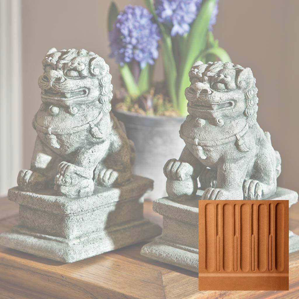 Small Temple Foo Dog Left and Right Set - Image 15