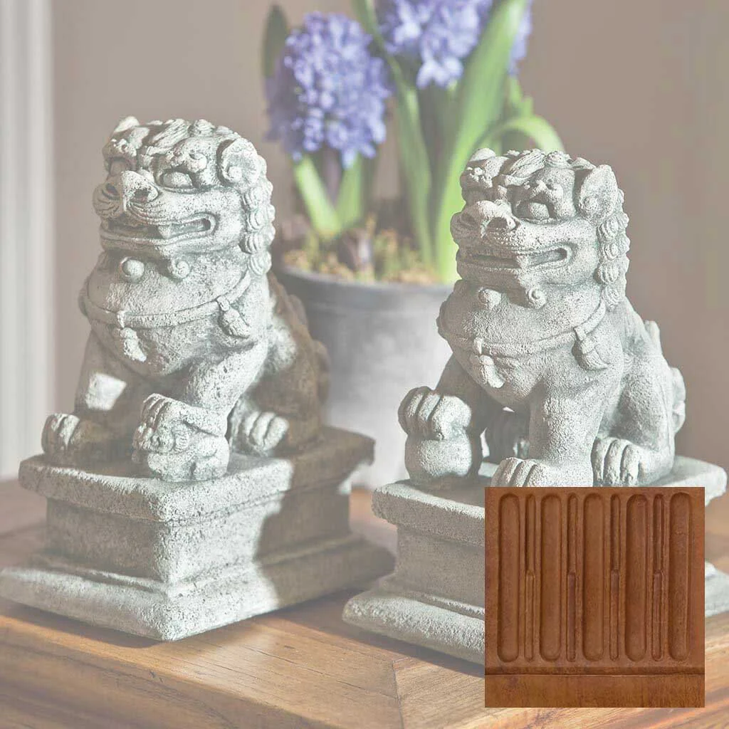 Small Temple Foo Dog Left and Right Set - Image 9