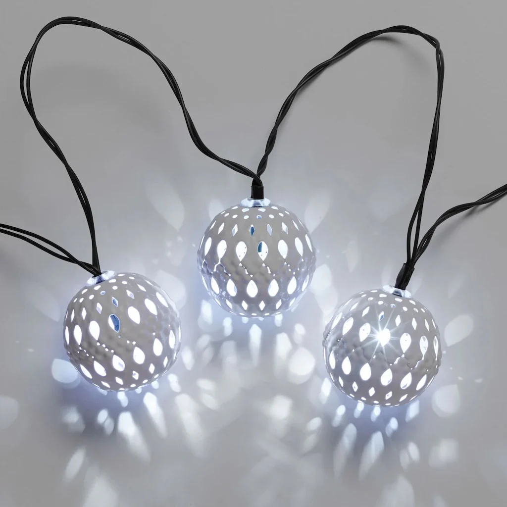Solar String Light Carnivale in White - Image 4