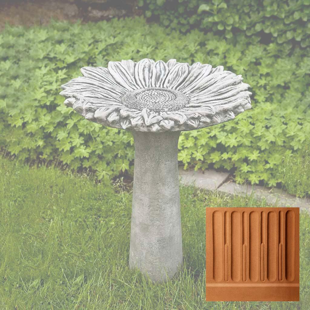 Sunflower Birdbath - Image 15