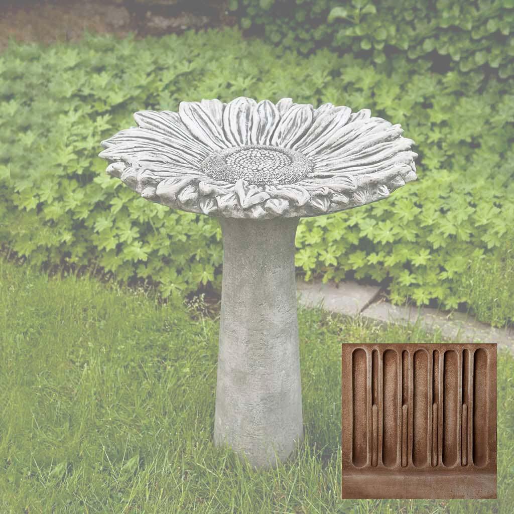Sunflower Birdbath - Image 3