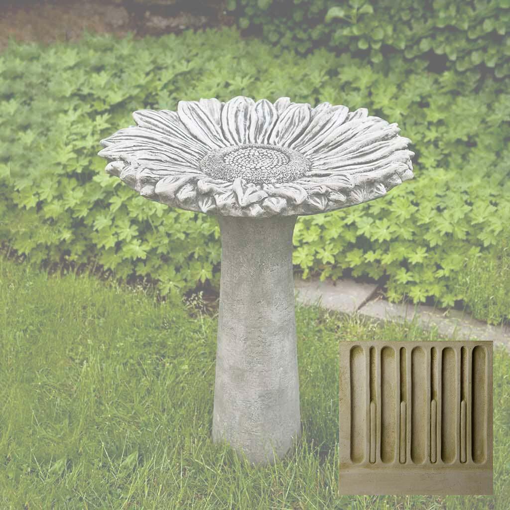 Sunflower Birdbath - Image 5