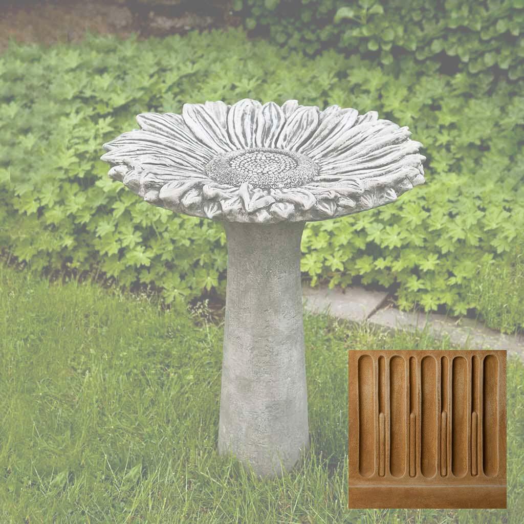 Sunflower Birdbath - Image 7