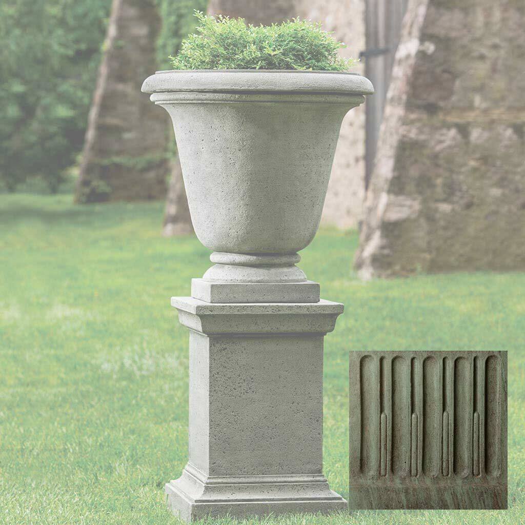 Textured Hampton Urn with Pedestal - Image 3