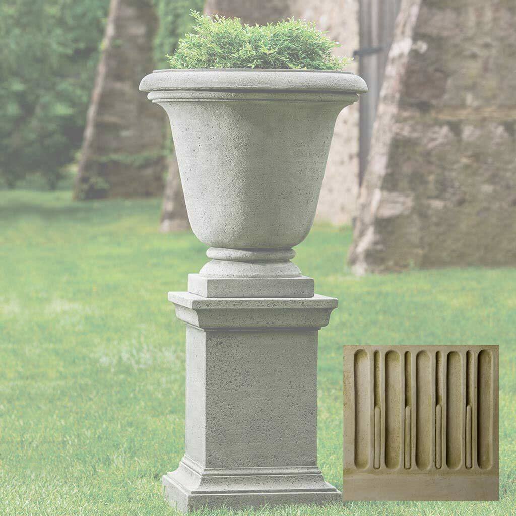 Textured Hampton Urn with Pedestal - Image 4