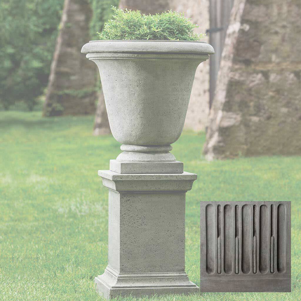 Textured Hampton Urn with Pedestal - Image 5