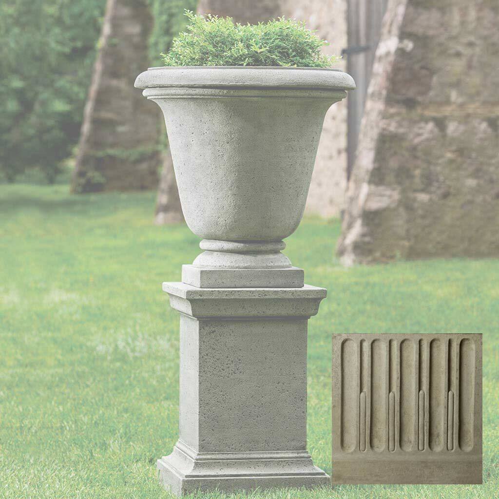 Textured Hampton Urn with Pedestal - Image 7