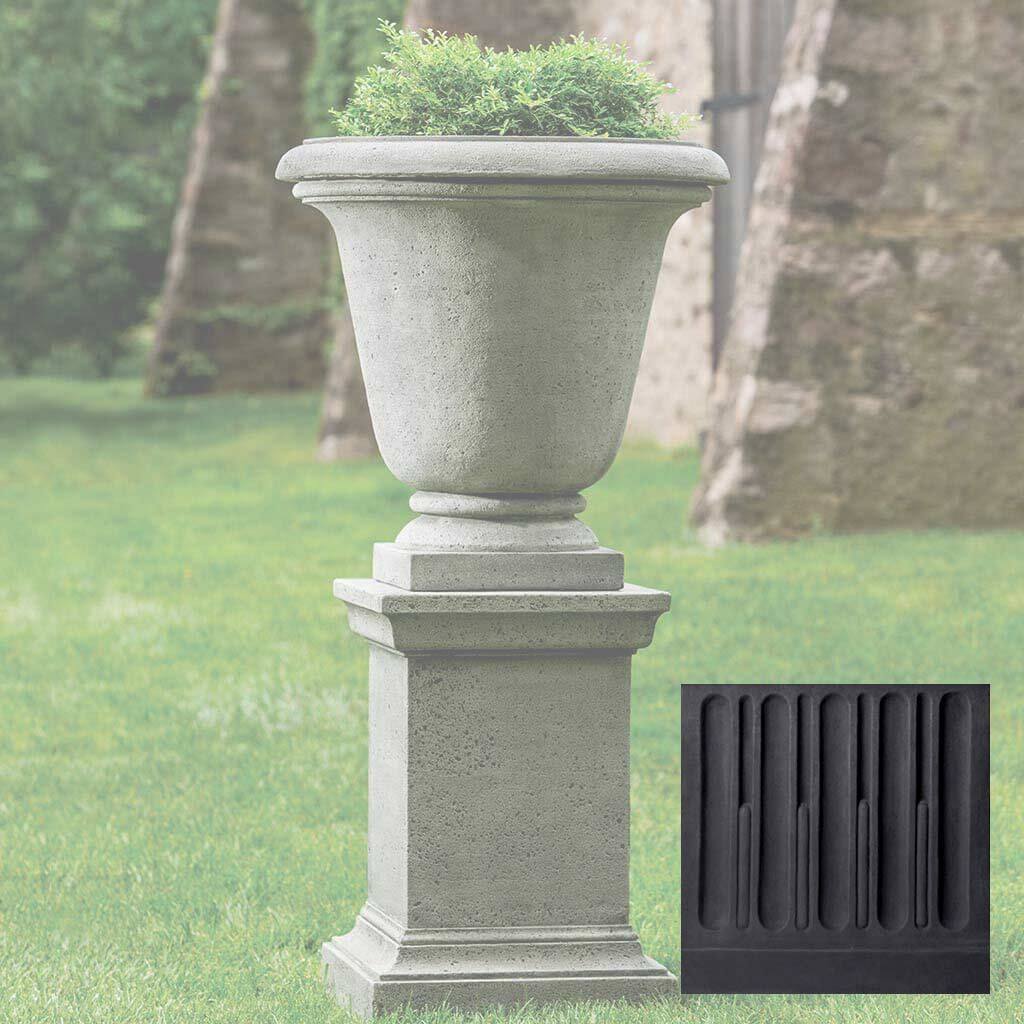 Textured Hampton Urn with Pedestal - Image 9
