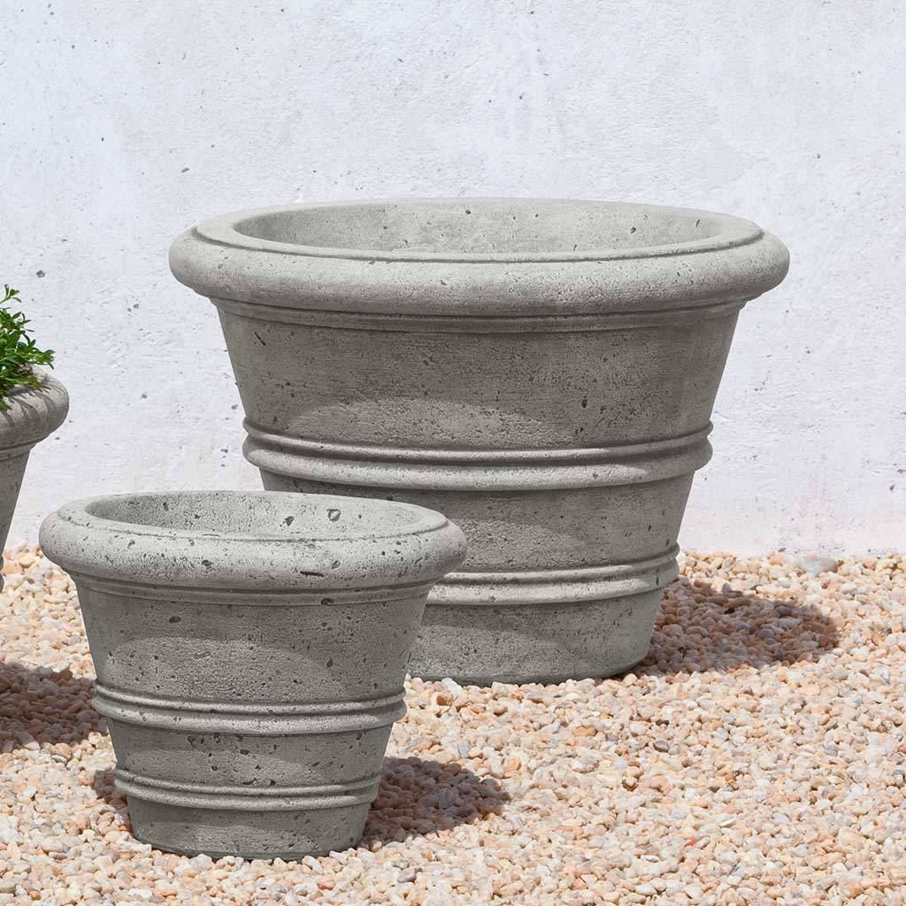 Textured Rolled Rim Planter, Medium - Image 18