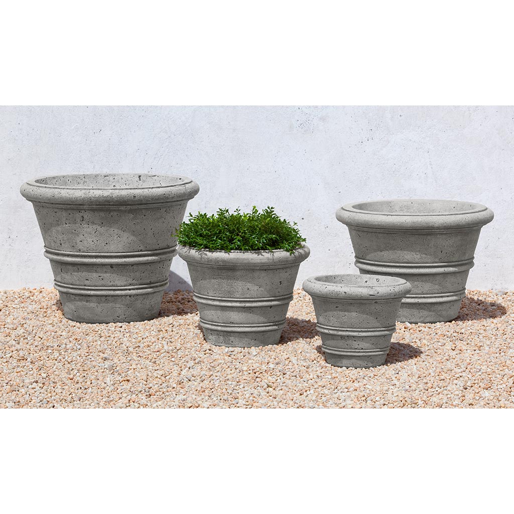 Textured Rolled Rim Planter, Medium - Image 2