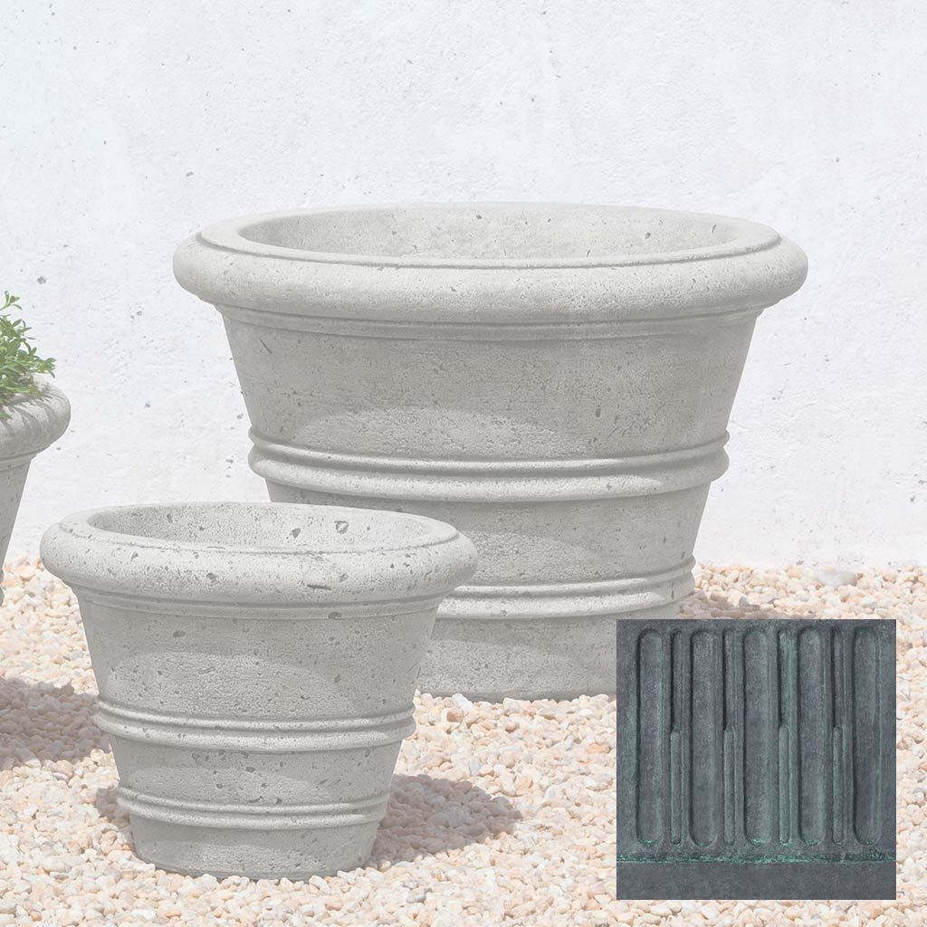 Textured Rolled Rim Planter, Medium - Image 20