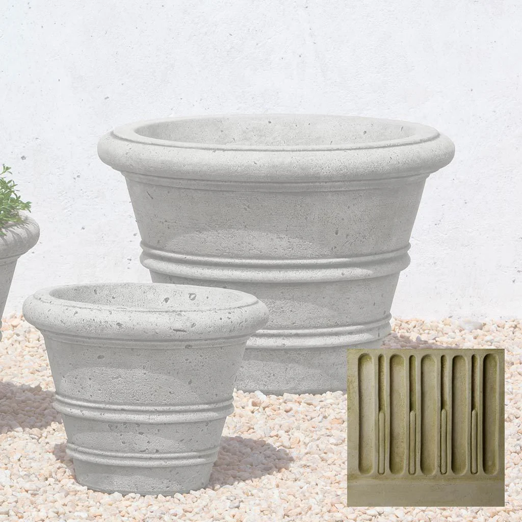 Textured Rolled Rim Planter, Medium - Image 23