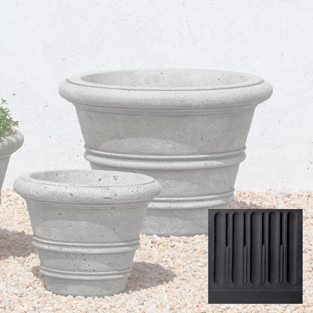 Textured Rolled Rim Planter, Medium - Image 24