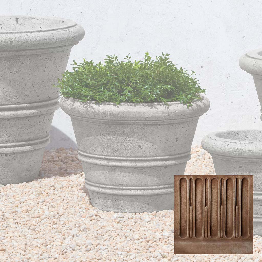 Textured Rolled Rim Planter, Medium - Image 43