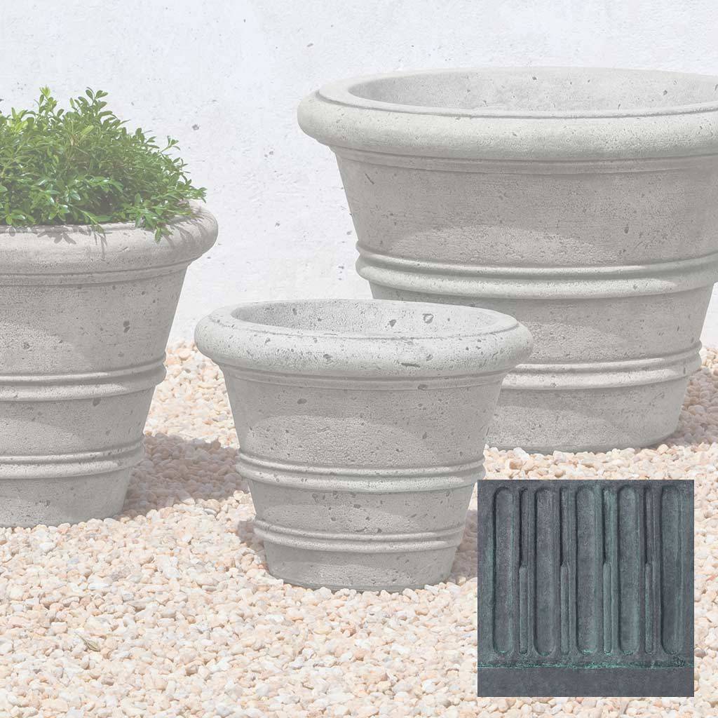 Textured Rolled Rim Planter, Medium - Image 49