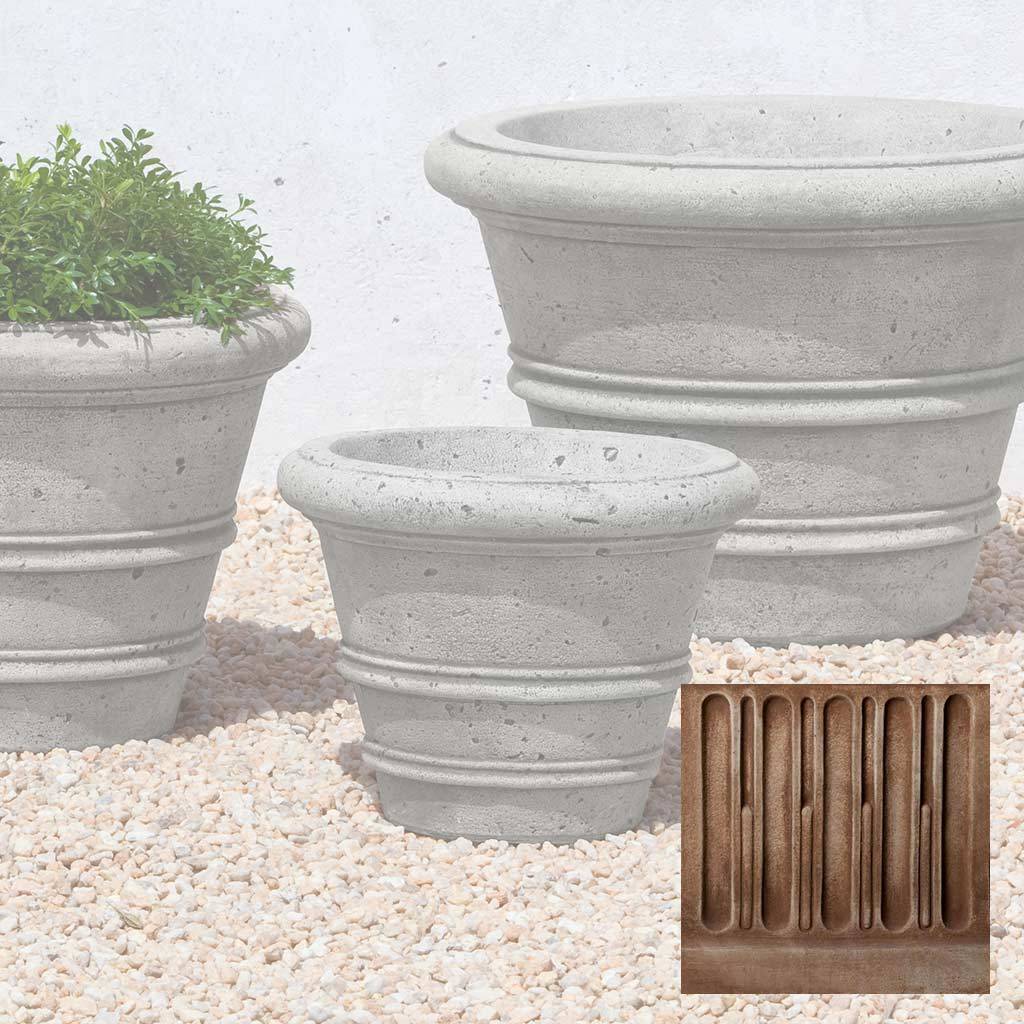 Textured Rolled Rim Planter, Medium - Image 53