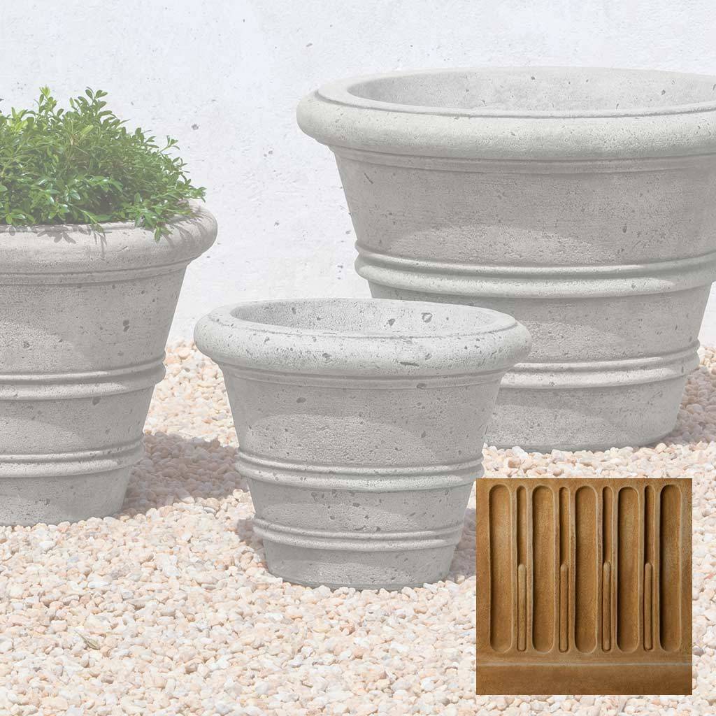 Textured Rolled Rim Planter, Medium - Image 58