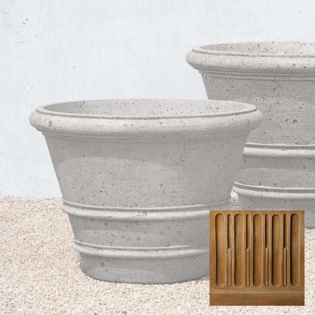 Textured Rolled Rim Planter, Large - Image 48