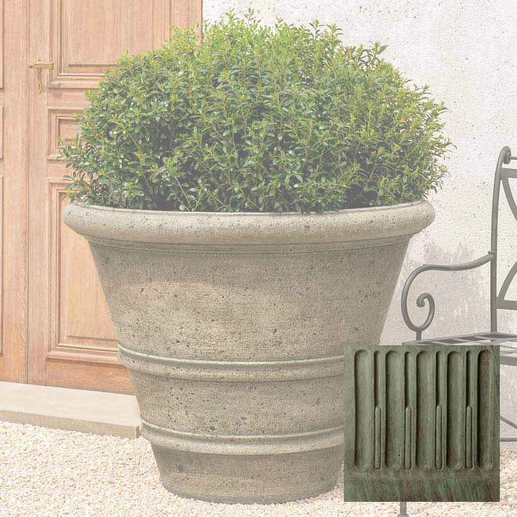 Textured Rolled Rim Planter, Large - Image 6