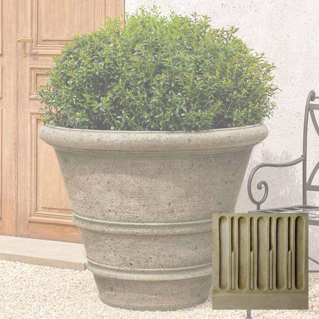 Textured Rolled Rim Planter, Large - Image 7