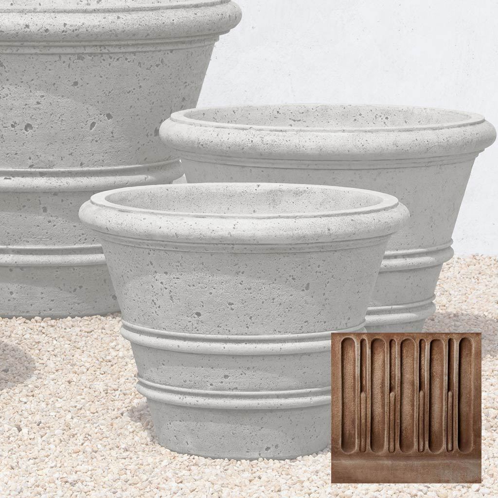 Textured Rolled Rim Planter, Large - Image 76