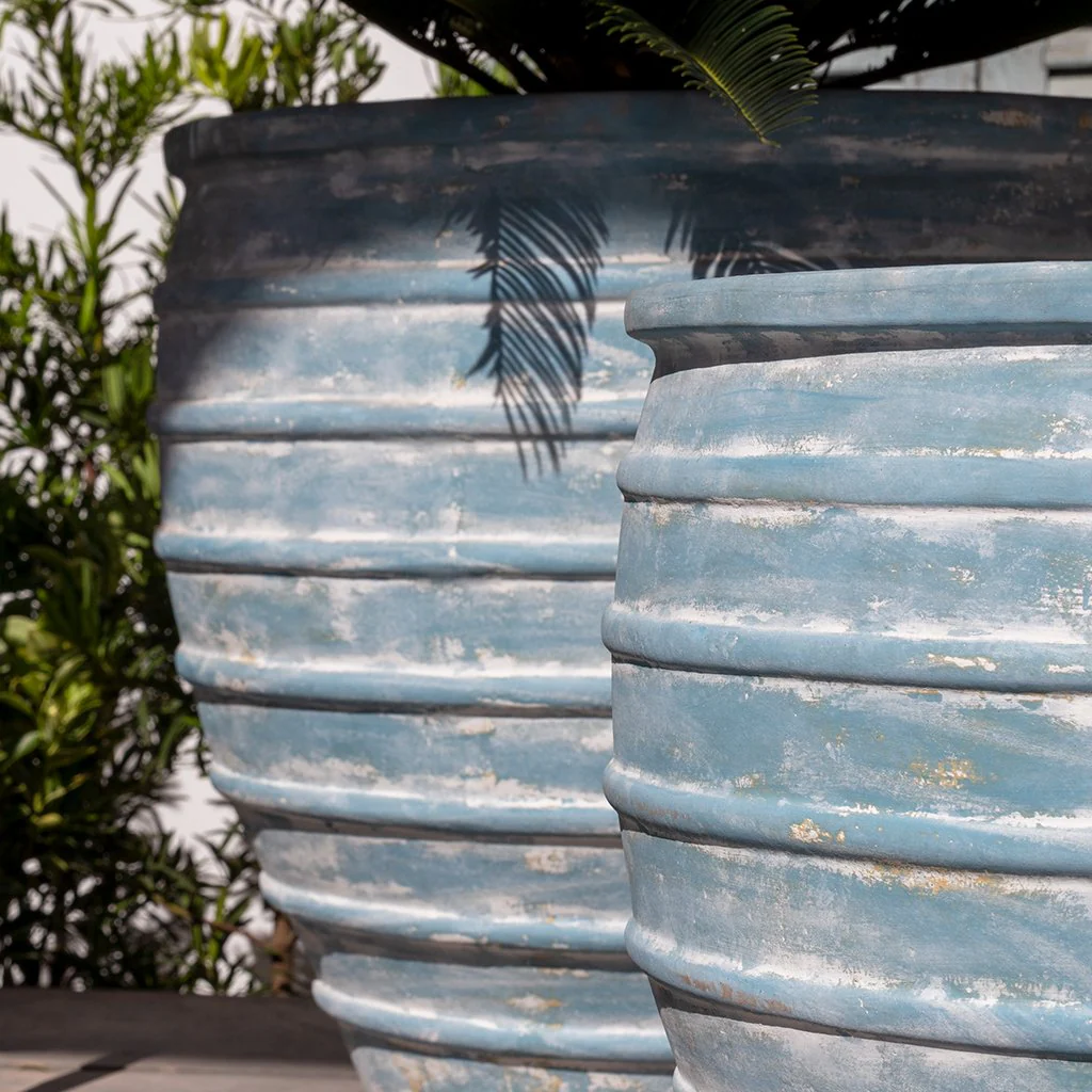 Vari Planter || Murano Celeste - Image 2