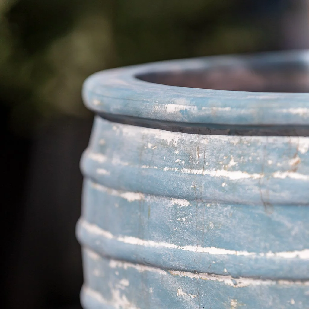 Vari Planter || Murano Celeste - Image 3