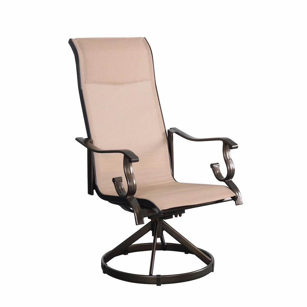 Westin Sling Dining Set in Bronze and Tan - Image 3