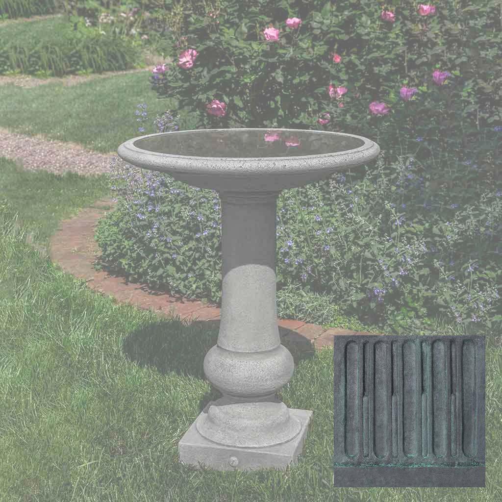 Williamsburg Boxwood Garden Birdbath - Image 12