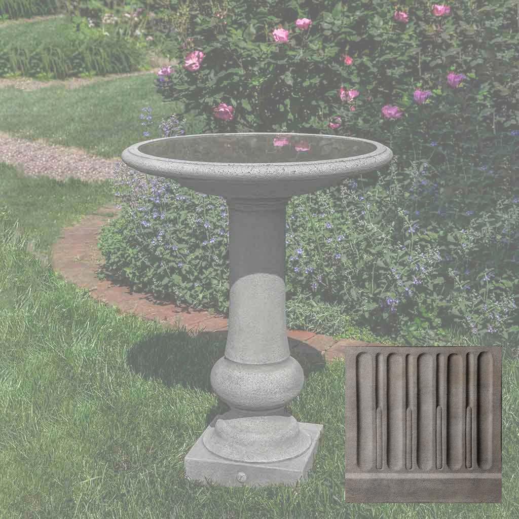 Williamsburg Boxwood Garden Birdbath - Image 14