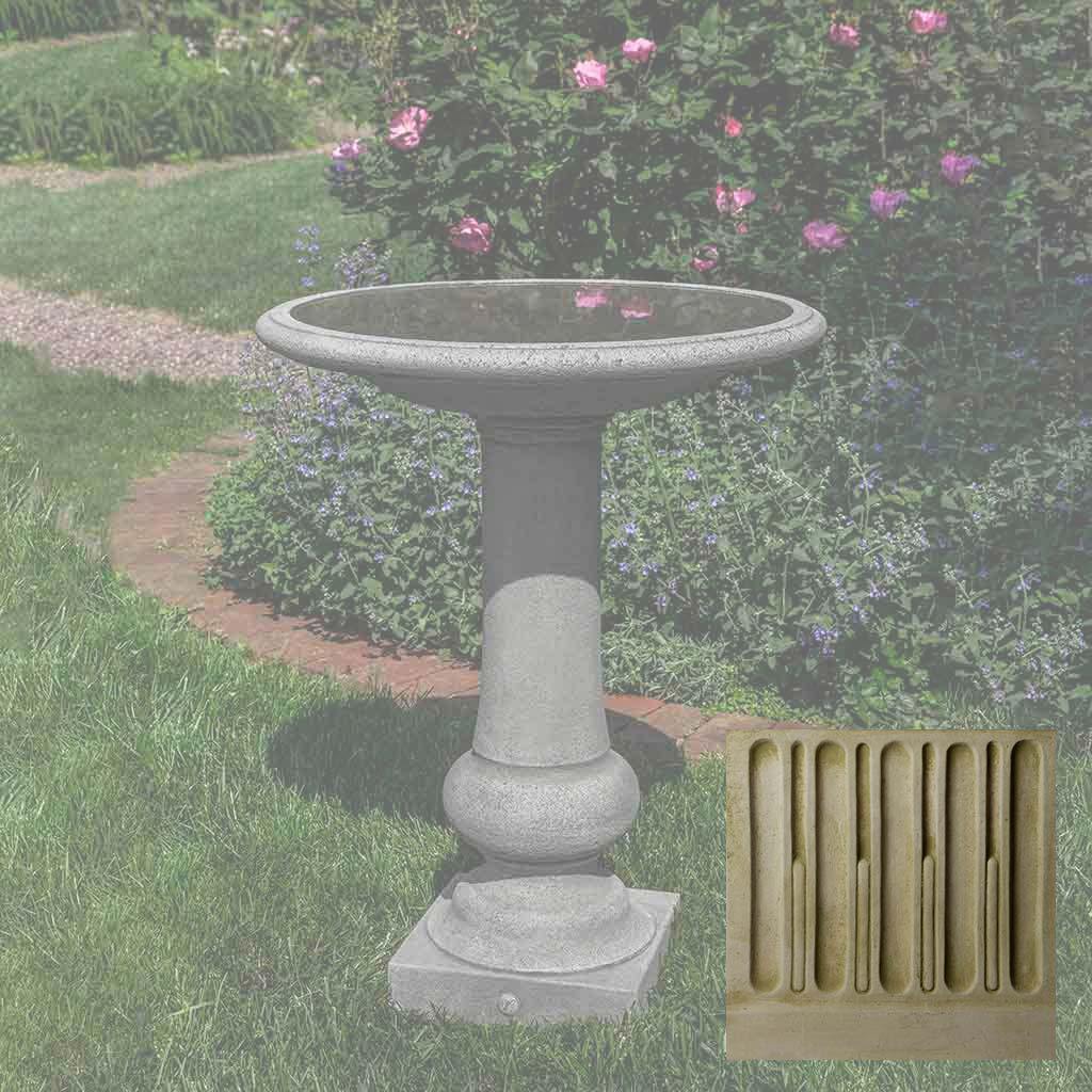 Williamsburg Boxwood Garden Birdbath - Image 5