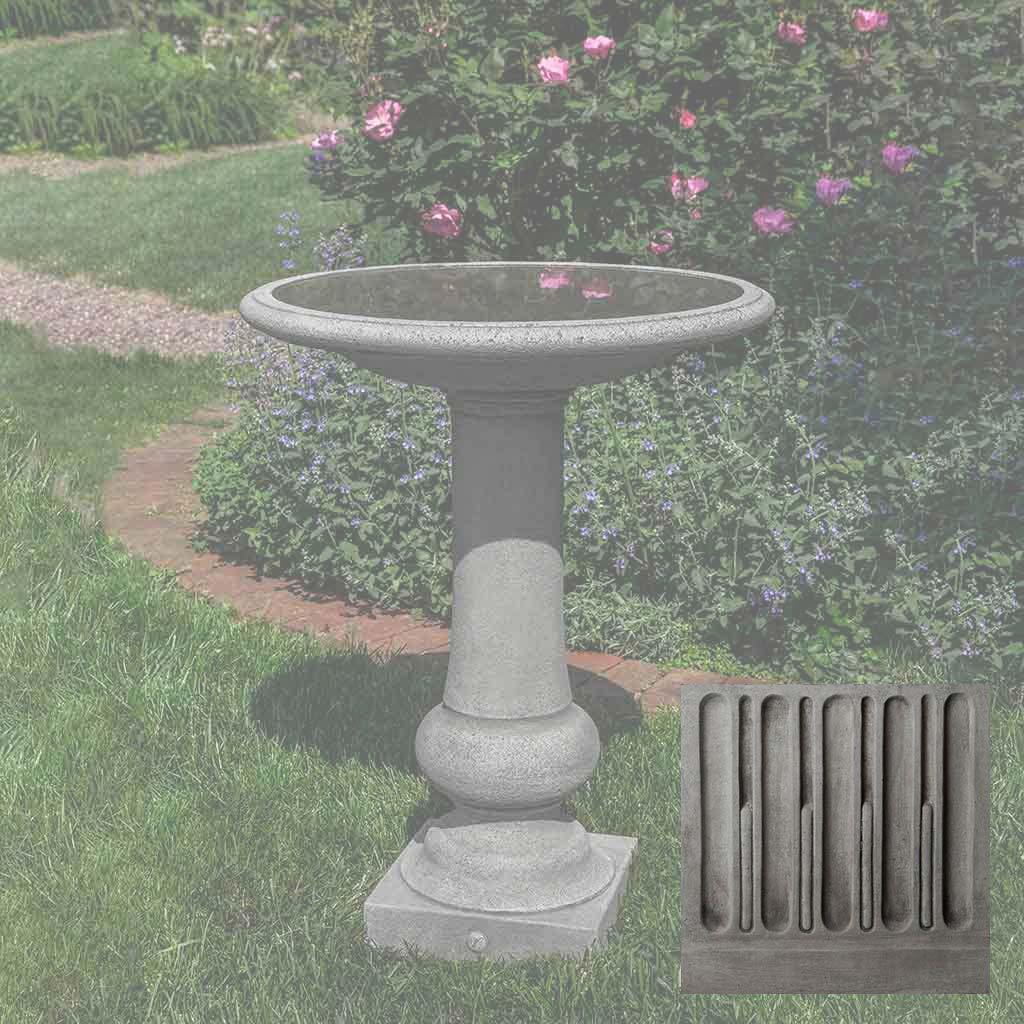Williamsburg Boxwood Garden Birdbath - Image 6