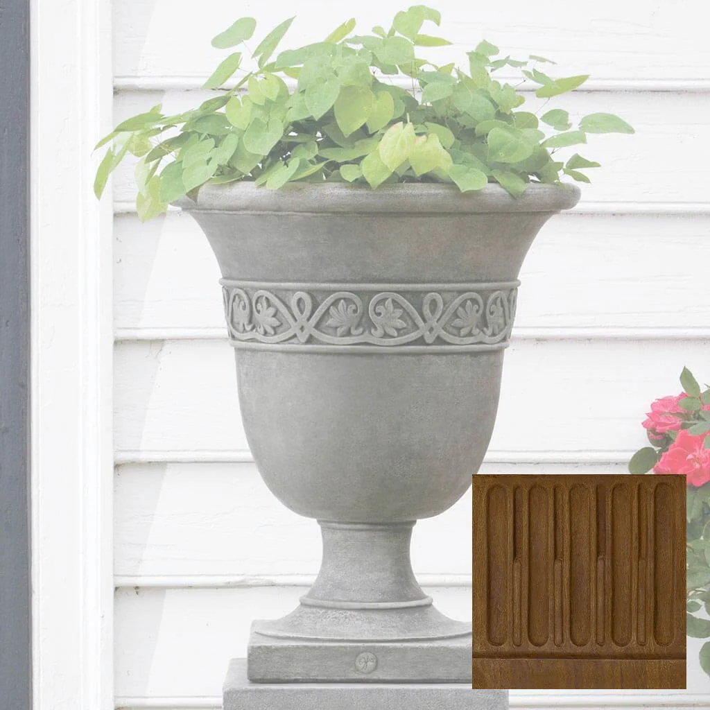 Williamsburg Strapwork Leaf Urn - Image 9